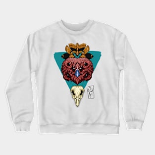 Owl Skull Crewneck Sweatshirt